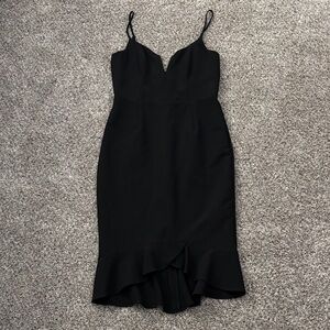 Bardot Elegant Black Midi Dress